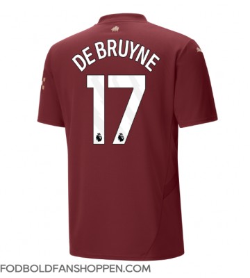 Manchester City Kevin De Bruyne #17 Tredjetrøje 2024-25 Kortærmet